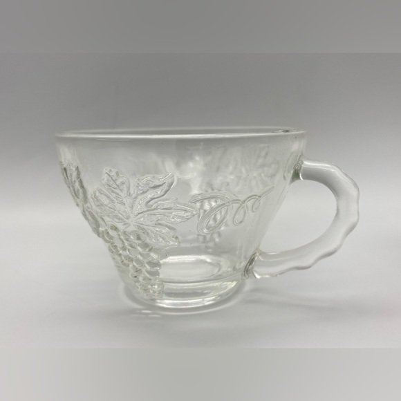 Vintage Anchor Hocking Clear Grape Punch Cups - Picture 10 of 12